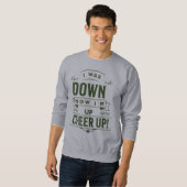 MEN'S NOW I'M UP CHEER UP SWEATSHIRT (Voorkant volledig)