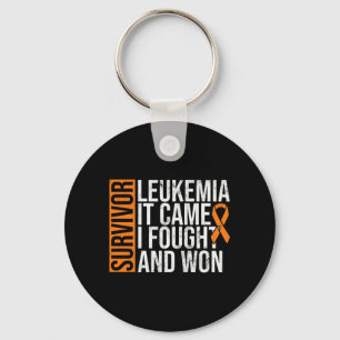 Mens overlevende Leukemie kwam vocht Won Leukemie Sleutelhanger