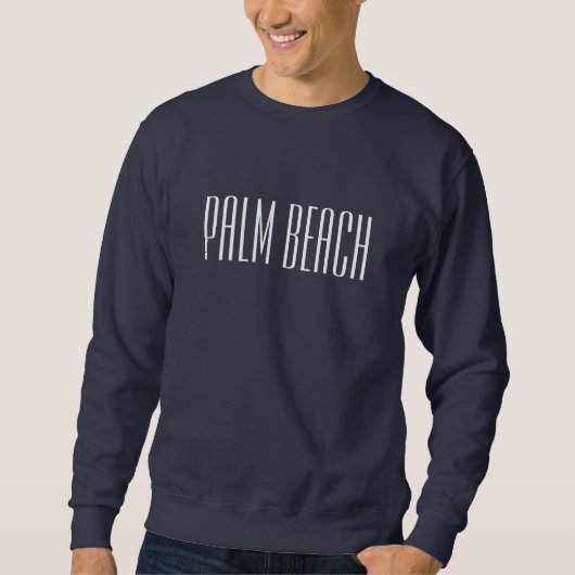 Men's Palm Beach Florida Sweatshirt (Voorkant)