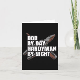 Mens Papa Overdag, Klusjesman 's Nachts Citaat Voo Kaart