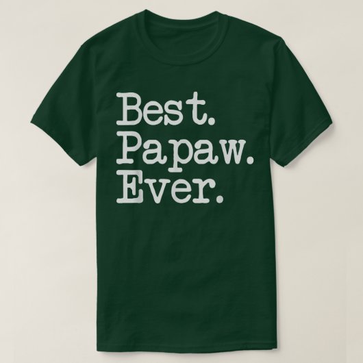 Mens Papaw Gift  Best Papaw Ever  T-shirt (Design voorkant)
