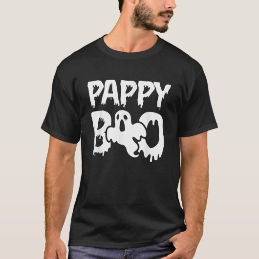 Mens Pappy Boo Matching Family Halloween  T-shirt (Voorkant)