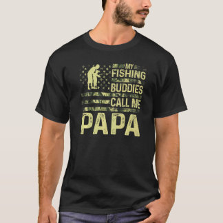 Mens Patriottisch Voor Visser Mijn Visvrienden Noe T-shirt
