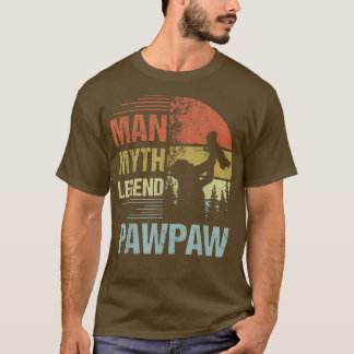 Mens Pawpaw Myth Legend  For Mens & Dad Funny Fath T-shirt