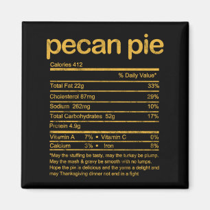 Mens Pecan Pie Redelijke Feiten Pecan Pie Liefhebb Magneet