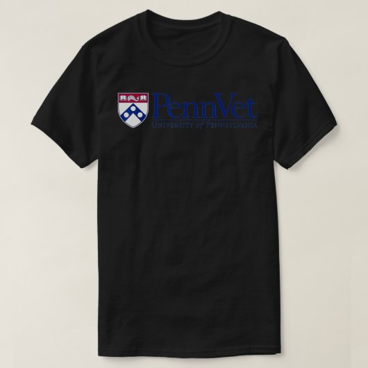 Mens Penn Quakers Apparel Veterinary School  T-shirt (Design voorkant)
