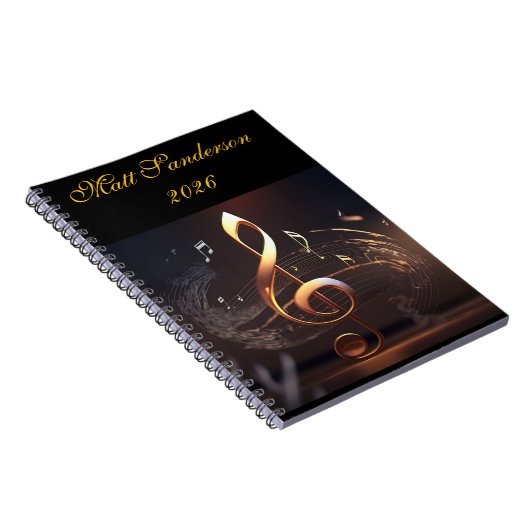 Men's Personal Spiral Photo Notebook Notitieboek (Rechterzijde)
