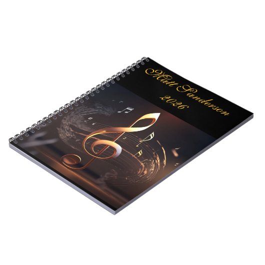 Men's Personal Spiral Photo Notebook Notitieboek (Linkerzijde)