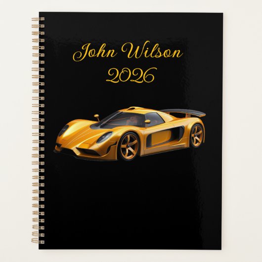 Men's Personalised 2026 Planner (Voorkant)