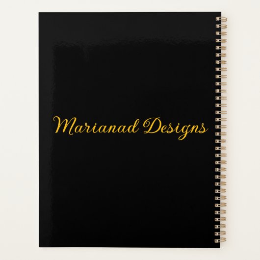 Men's Personalised 2026 Planner (Achterkant)