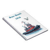 Men's Personalised 2026 Spiral Photo Notebook Notitieboek (Rechterzijde)
