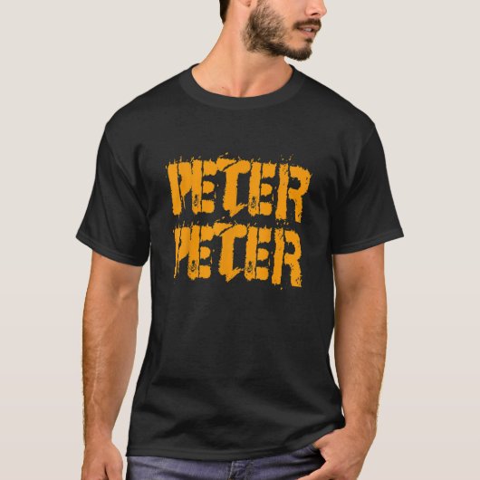 Mens Peter Peter TShirt Pumpkin Eater Costume Shir (Voorkant)