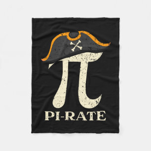 Mens pi-rater dag wiskundige wiskunde geek piraat fleece deken
