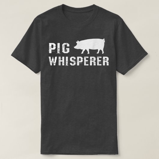 Mens Pig Whisperer Piggery Business Farming Meat L T-shirt (Design voorkant)