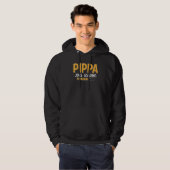 Mens Pippa Joke Loading Please Wait Humor Daddy Fa Hoodie (Voorkant volledig)