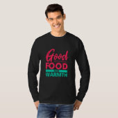 Mens Plant Based Food  Good Mood Go Vegan T-shirt (Voorkant volledig)