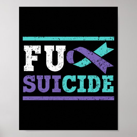 Mens prevention awareness mental health depression poster (Voorkant)