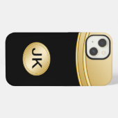 Mens Professional Monogram iPhone Hoesje (Achterkant horizontaal)