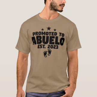 Mens Promoted To Abuelo 2023 T-shirt