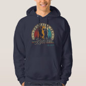 Mens Promoted to Brother Est 2023 First Time Hoodie (Voorkant)