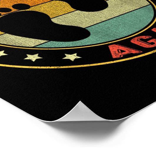 Mens Promoted To Grandpa Again Pregnancy Expecting Poster (Hoek)