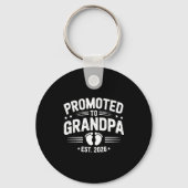Mens Promoted To Grandpa Est 2026 New Grandpa Preg Sleutelhanger (Voorkant)