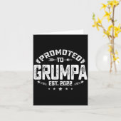 Mens Promoted To Mpa Est 2022 Funny New Mpa  Kaart (Gele Bloem)