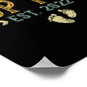 Mens Promoted To P P Est 2022 Funny New P P  Poster (Hoek)