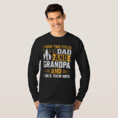 Mens Proud Dad and Grandpa Tee A Special Father's  T-shirt (Voorkant volledig)