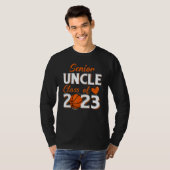 Mens Proud Uncle Of A 2023 Senior Basketball Gradu T-shirt (Voorkant volledig)