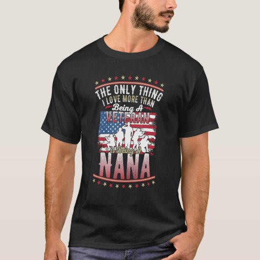 Mens Proud Us Flag I Love More Than Being A Vetera T-shirt (Voorkant)