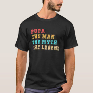 Mens PUPA, De Man, De Mythe, De Legende, T-Shirt V