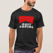 Mens Quit Vaping Be A Man T-shirt (Voorkant)