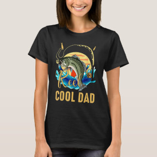 Mens  Reel Cool Dad Love Fishing T-shirt
