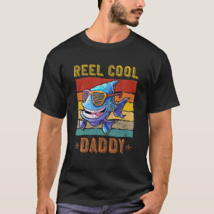 Mens Reel Cool Daddy Visser Funny Vader Vaderdag T-shirt