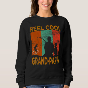 Mens Reel Cool Grand Pappy Fishing Daddy Vintage D Trui