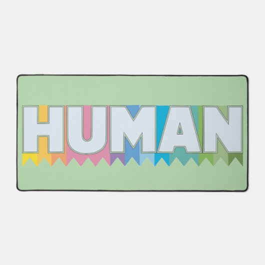 Mens - Regenboog Bureaumat (Voorkant)