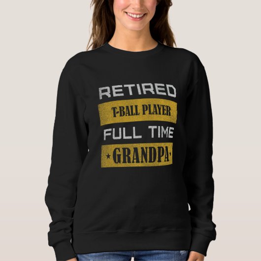 Mens Retired guitarist Full Time Grandpa Retiremen Trui (Voorkant)