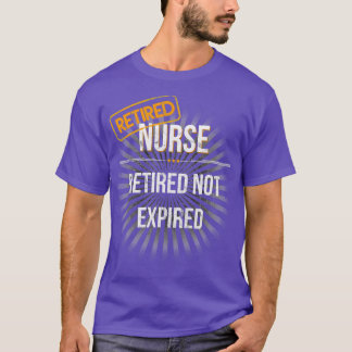 Mens Retired Nurse Retirement Gift for Nurses T-shirt