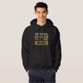 Mens Retired Sales Representative Full Time Grandp Hoodie (Voorkant volledig)