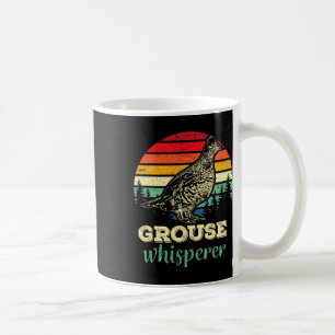 Mens Retro Ruffed Grouse Whisperer Vogeljacht Bi Koffiemok