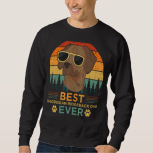 Mens Retro Style Best Rhodesian Ridgeback Dad Ever Trui