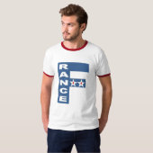 Men's Ringer T-Shirt  white red  FRANCE  26 (Voorkant volledig)