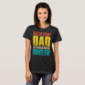 Mens Roller Derby Vader Net als een gewone vader T-shirt (Voorkant volledig)