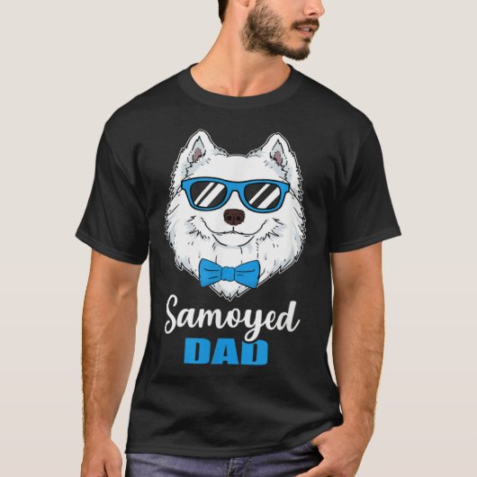 Mens  Samoyed Dad  Idea Proud Dog Owner T-shirt (Voorkant)