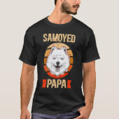Mens Samoyed Papa Samoyeds Hondeneigenaar Samoyed T-shirt (Voorkant)