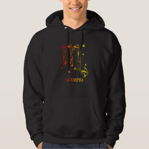 Mens Schorpioen Zodiac 1 Hoodie