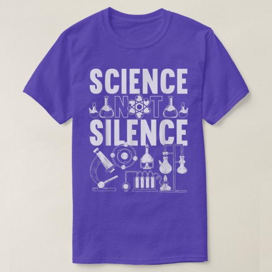 Mens Science Not Silence  T-shirt (Design voorkant)