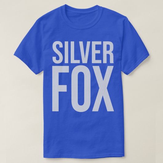 Mens Silver Fo T-shirt (Design voorkant)