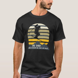 Mens Ski Papa Grappige Wintersport Skien Ski Cadea T-shirt